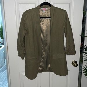 Olive blazer